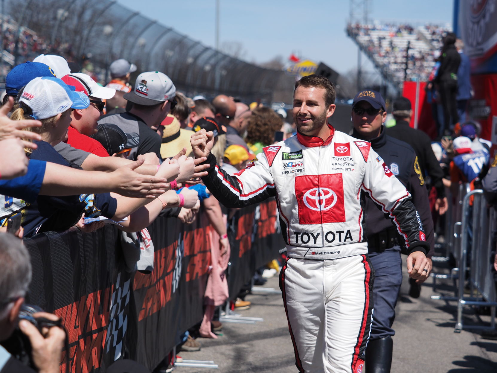 STP 500 Driver Matt DiBennedetto